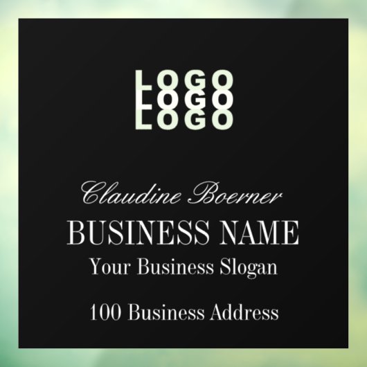 カスタム文字名ビジネス・ウィンドウの固定 ウィンドウサイン (シート3)