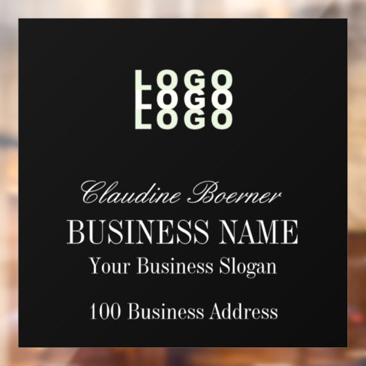 カスタム文字名ビジネス・ウィンドウの固定 ウィンドウサイン (シート2)