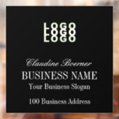 カスタム文字名ビジネス・ウィンドウの固定 ウィンドウサイン (シート2)