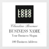 カスタム文字名ビジネス・ウィンドウの固定 ウィンドウサイン (シート)