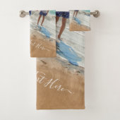 カスタム文字名付きフォトバスタオル バスタオルセット (インサイチュ)