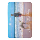 カスタム文字名付きフォトバスマット バスマット (正面縦)