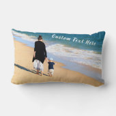 カスタム文字名付きフォトピロー ランバークッション (裏面)