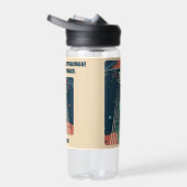 カスタム文字名UFOエイリアン ウォーターボトル (右面)