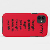 カスタム文字引用文又はお気に入りの赤黒 Case-Mate iPhoneケース (裏面(横))