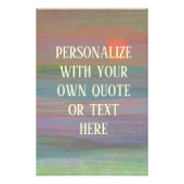 カスタム文字感動的ウォールアート フォトプリント            (正面)