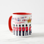 カスタム文字戴冠式チャールズIII Two-T マグカップ (正面左)