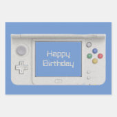 カスタム文字手持ち電子ゲーム装置 ラッピングペーパーシート (正面3)