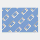 カスタム文字手持ち電子ゲーム装置 ラッピングペーパーシート (正面2)