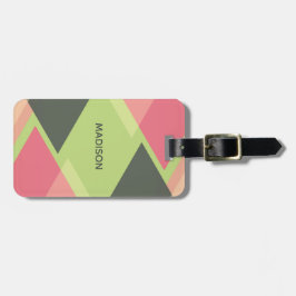 カスタム文字抽象芸術パターン荷物タグ ラゲッジタグ