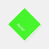 カスタム文字明緑平野 スタンダードカクテルナプキン (角)