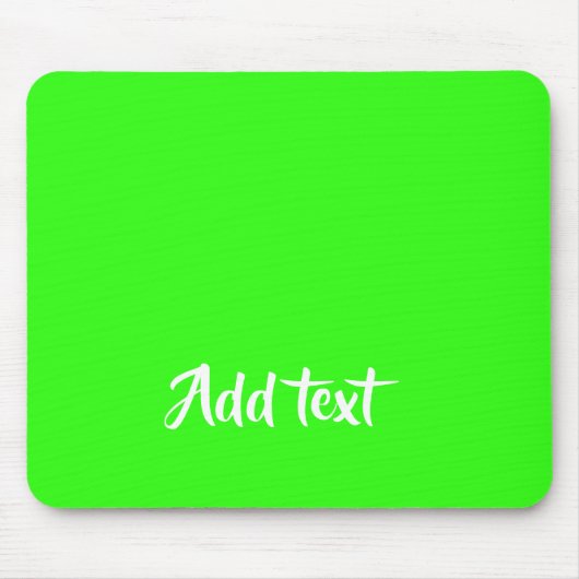 カスタム文字明緑平野 マウスパッド (正面)