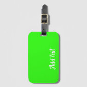 カスタム文字明緑平野 ラゲッジタグ (正面縦)