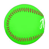 カスタム文字明緑平野 野球ボール (正面左)