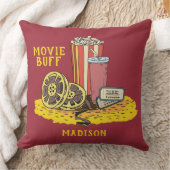カスタム文字映画のバフ クッション (ブランケット)