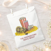 カスタム文字映画バフ フェイバーバッグ (クリップ留めされた状態)