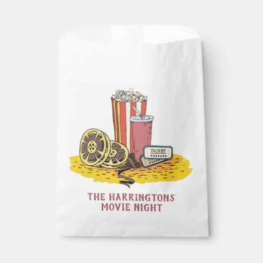カスタム文字映画バフ フェイバーバッグ (正面)