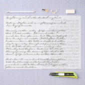 カスタム文字書ハンドレタースクリプトデコパージュ 薄葉紙 (クラフト)