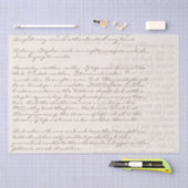 カスタム文字書ハンドレタースクリプトデコパージュ 薄葉紙 (クラフト)