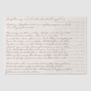 カスタム文字書ハンドレタースクリプトデコパージュ 薄葉紙