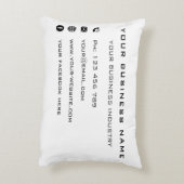 カスタム文字枕テンプレート アクセントクッション (裏面(縦))