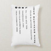 カスタム文字枕テンプレート アクセントクッション (正面(垂直))