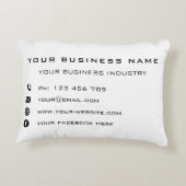 カスタム文字枕テンプレート アクセントクッション (裏面)