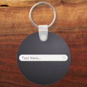 カスタム文字検索バー キーホルダー (正面)