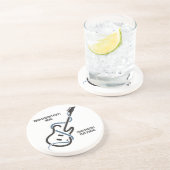 カスタム文字様式化ギター コースター (側面)