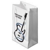カスタム文字様式化ギター スモールペーパーバッグ (正面アングル)