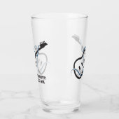 カスタム文字様式化ギター タンブラーグラス (左)