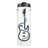 カスタム文字様式化ギター タンブラー (正面)