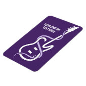 カスタム文字様式化ギター マグネット (左側)