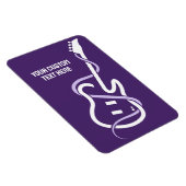 カスタム文字様式化ギター マグネット (右側)