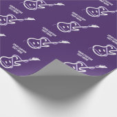 カスタム文字様式化ギター ラッピングペーパー (角)