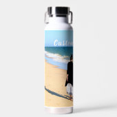 カスタム文字水瓶母の写真ギフト ウォーターボトル (正面)