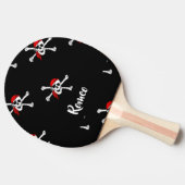 カスタム文字海賊パターン 卓球ラケット (横)
