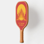 カスタム文字消防士 ピックルボールラケット (左)