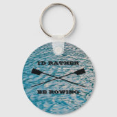 カスタム文字漕いで水に漕ぐ キーホルダー (正面)