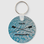 カスタム文字漕いで水に漕ぐ キーホルダー (裏面)