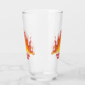 カスタム文字火消し石ガラス タンブラーグラス (左)