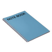 カスタム文字独自のスパイラルフォトノートブックを追加 ノートブック (右側)