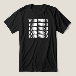 カスタム文字独自の単語を追加パーソナライズされたする トライブレンドTシャツ