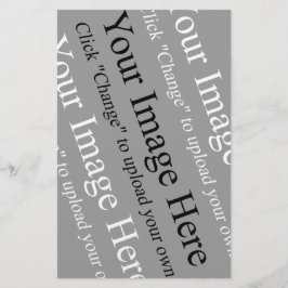 カスタム文字画像および文房具用テンプレート 便箋