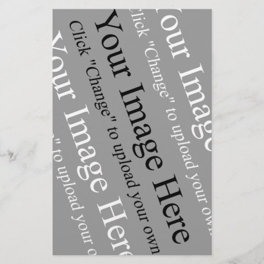 カスタム文字画像および文房具用テンプレート 便箋 (正面)