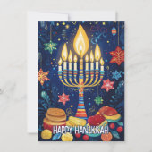 カスタム文字発光フェスティバル挨拶 シーズンカード (正面)