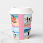 カスタム文字紙カップパーソナライズされた 紙コップ (左)