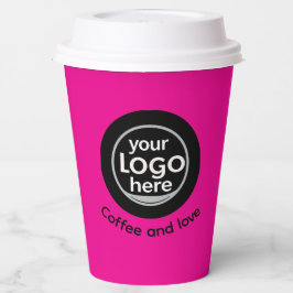 カスタム文字紙カップ – ロゴの追加 紙コップ