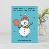 カスタム文字脱墨雪だるま シーズンカード (スタンド正面)