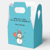 カスタム文字脱墨雪だるま フェイバーボックス (オープン)